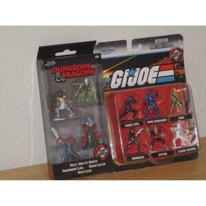 Dungeons & Dragons Die Cast Mini Figures Lot of 2 Packages Sealed 10 Figure Each